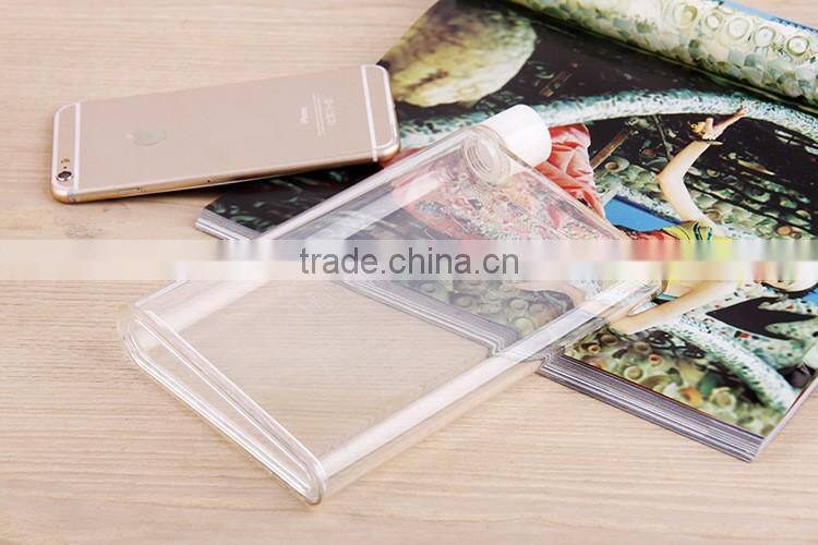 2016 New A5 notebook portable cup PP sports bottle with cup Creative bag cup