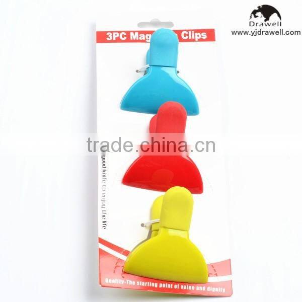 MC-3280 Small 6 CM Promotional Plastic magnetic clip