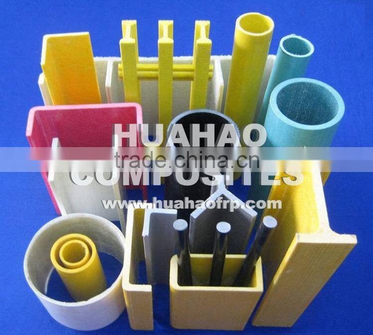 High Strength pultrsuion uv-resistant fiberglass solid garden st with low price