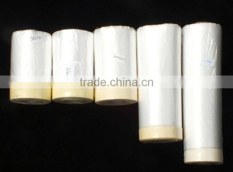 HDPE pretaped masking film for painting