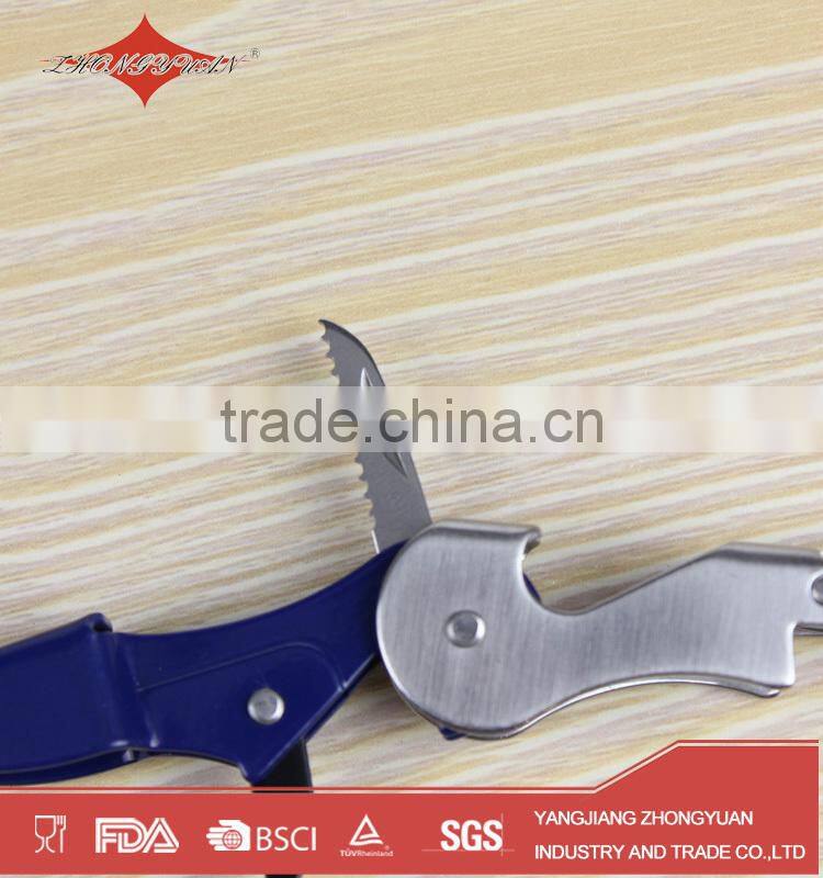 Dark blue high quality wine corkscrew funny