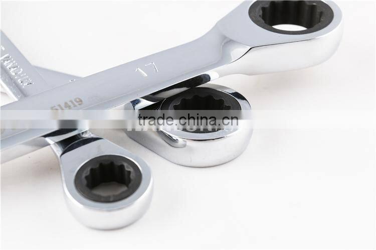 Double Head Ratchet Wrench