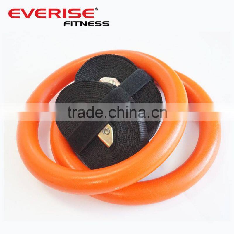 Flexibility whosale gym rings abs plastic gymnastic rings