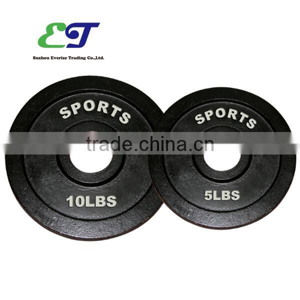 10 lbs / 5 lbs Olimpic bumper plates / black weight barbell plates