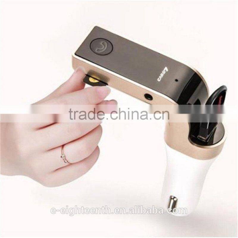 2016 hot Wireless Bluetooth Car Kit LCD MP3 Player FM Transmitter Modulator USB SD MMC