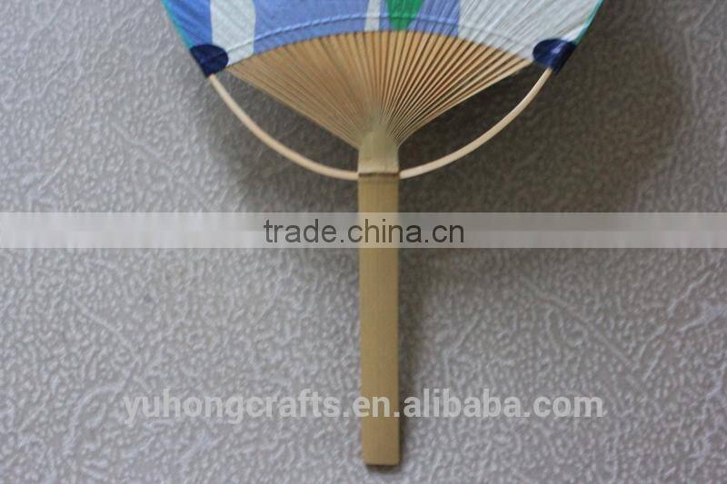 Traditional Japanese Paper fans round fan for cooling