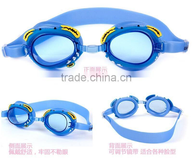 Hot Selling Kids Novelty Cartoon Swimming Goggles Anti Fog 2016