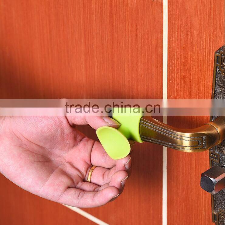 High Quality Silicone Door Handle With Anti-Collision Rubber Room Handle For Decoration