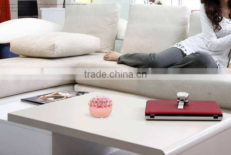 Garden Rose ceramic handicraft candle holders home decoration ceramic candle wholesale