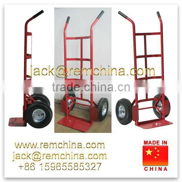 200kg Capacity Pneumatic solid wheel hand truck HT1830