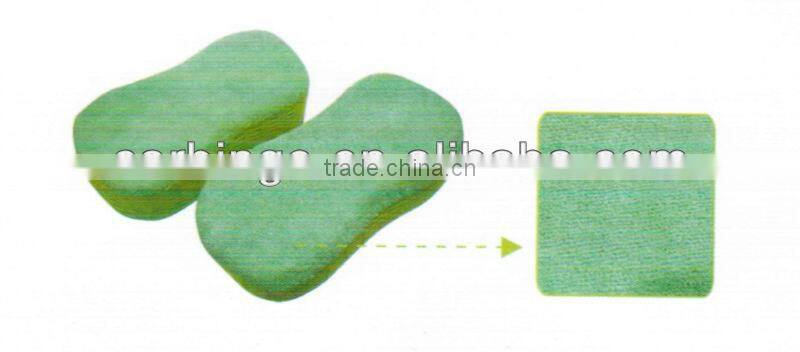 Terry Cloth Wash Sponge with Side Mesh