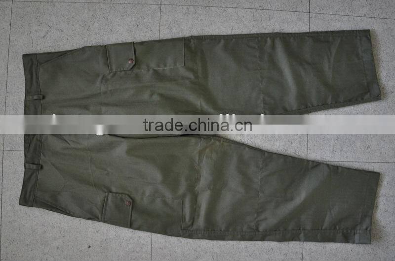 Oliver green heavy duty cotton soldier's trainning TDU suit sets