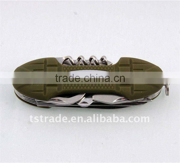 2014 "STOCK" Pocket stainless steel multi function folding strider knife KF5011PR