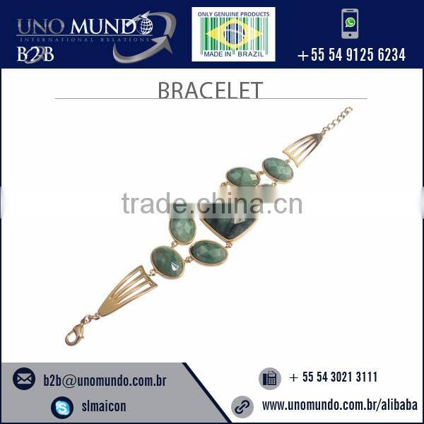 Fine Finishing Elegant Look Stone Studded Bracelet for Daily Wear