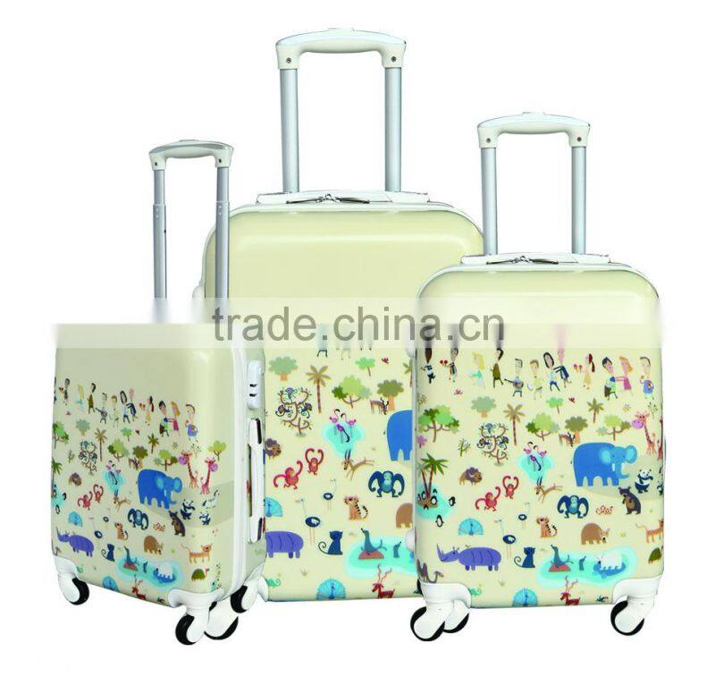 2015 fashion lady pc luggage set