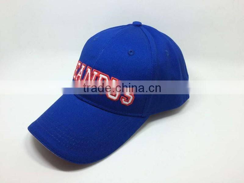 Custom 100% Cotton Baseball Cap with embroidery patch