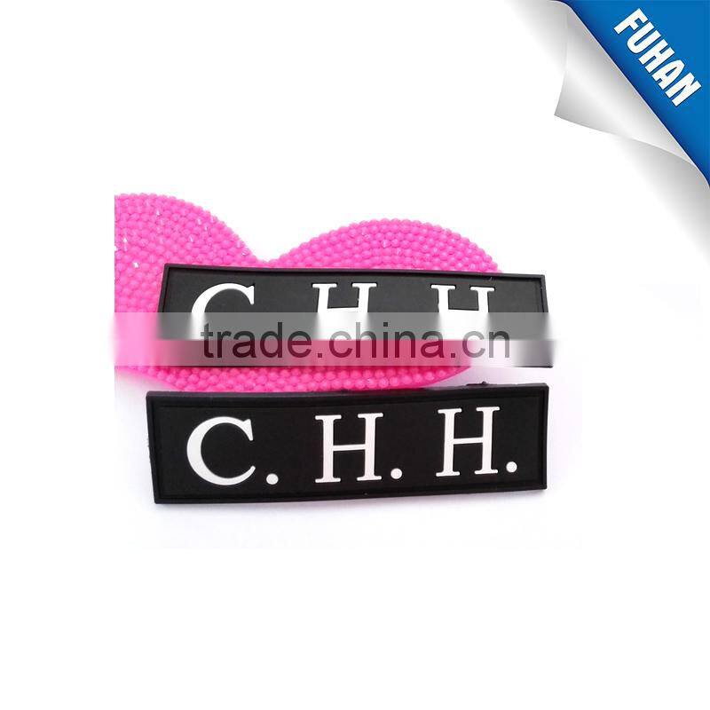 direct factory adhesive back heat transfer rubber patch with printing logo for hats