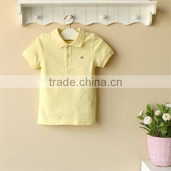 2016 colorful infant 100 cotton honeycomb for kids polo shirt cute baby t-shirt