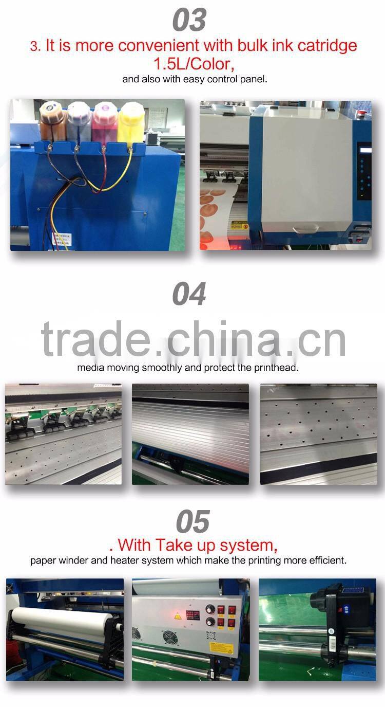 China factory competitive price large format dx5 print head eco-solvent inkjet sublimation printer