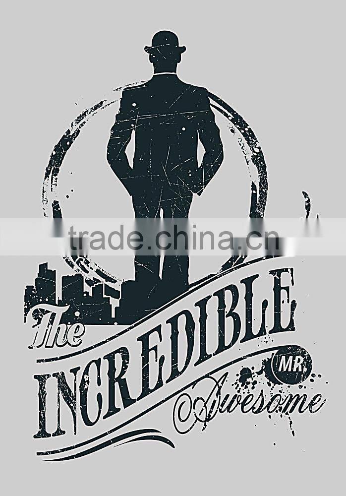 custom print t-shirt cotton polyester men t shirt wholesale