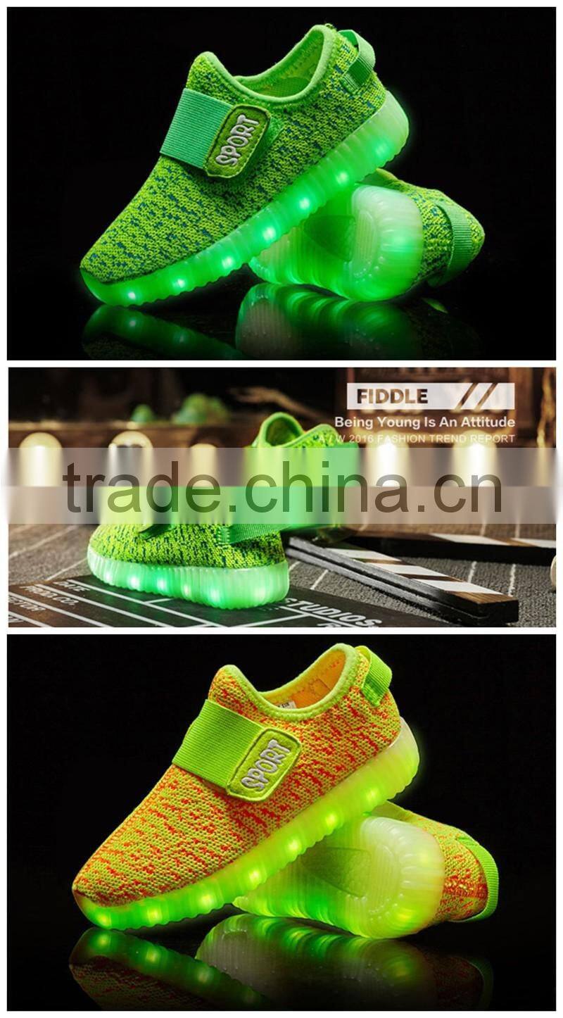 wholesale best selling flashing light up led shoes for kids