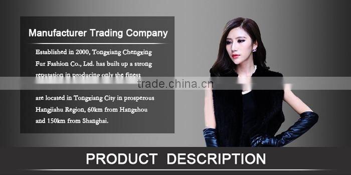 CX-H-27C 2016 Latest Fashionable Desgin Genuine Fox Fur Ladies Hand Bag