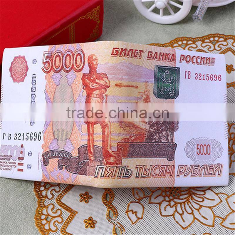 Wholesale good quality and cheap new design Men's Wallet Dollar shaped pattern purse