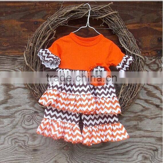 best selling new design fashion show girl boutique ruffle dresses