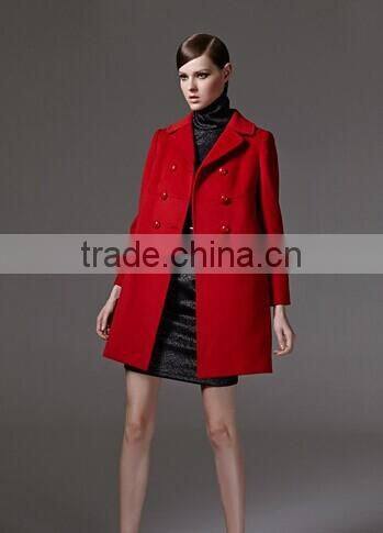 2014 winter hot selling good women overcoat