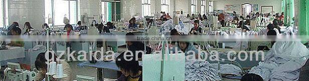 100% Cotton Sweater Cloth Men's Casual 3/4 Short Beach Pants with Joined Color Embroidery Contrast