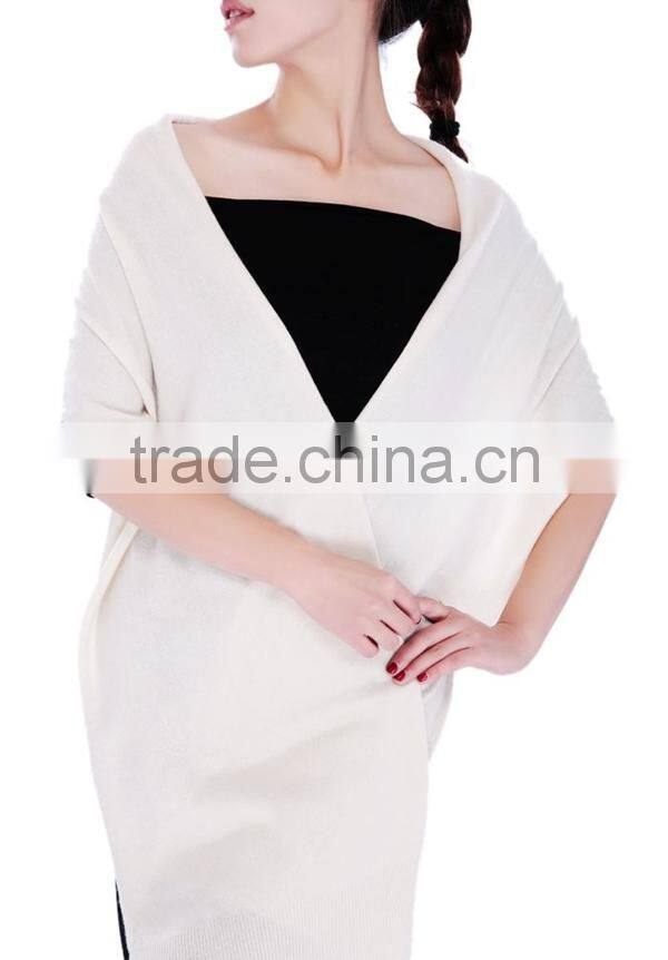 High quality diamond pattern pure cashmere stole shawl scarf