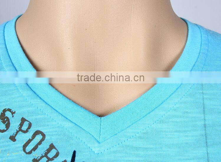 2016 summer v neck t shirt for men
