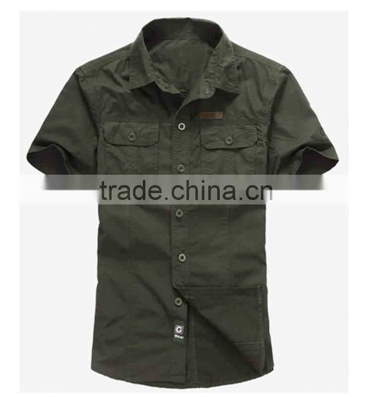 wholesale custom design your own military uniform shirt for men