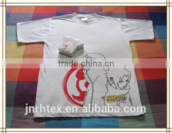 Mens 100 cotton compressed tshirt,compact t shirt for promotion