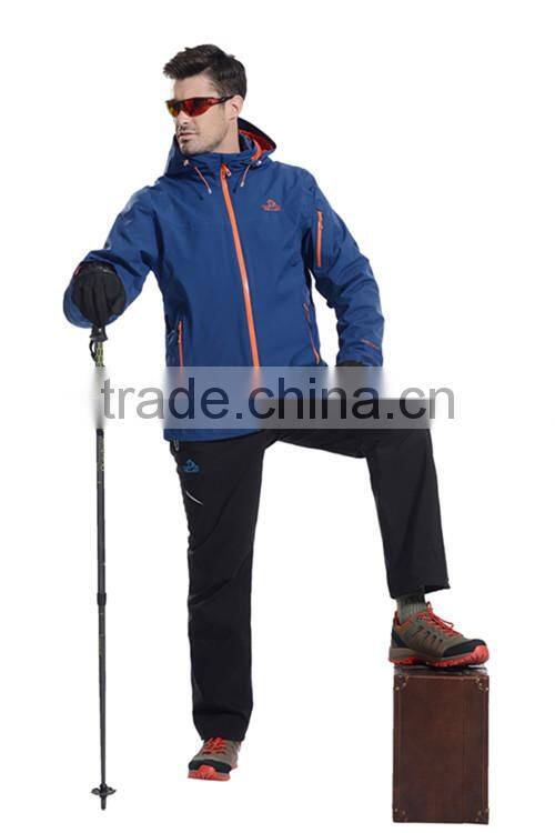 New style travel warm winter mens clothing outdoor jacket with hoodie