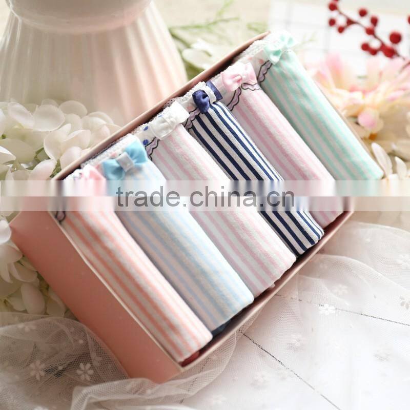Summer low waist teen girls cotton brief cute cats underwear