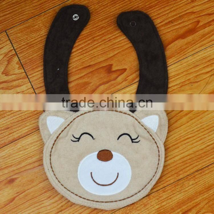 Fashion soft terry Baby burp cloths