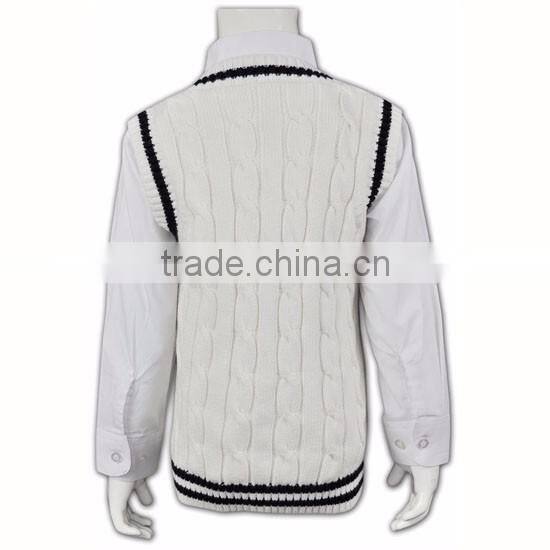 Warmer Cardigan Knit For Children School Uniform