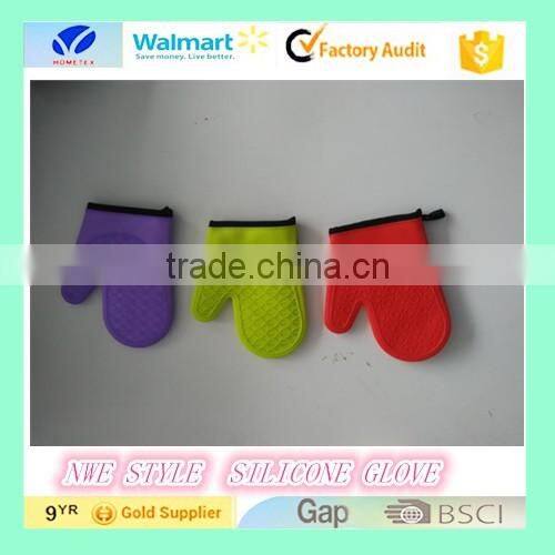 foreign heat oven mitts and silicone BBQ glove