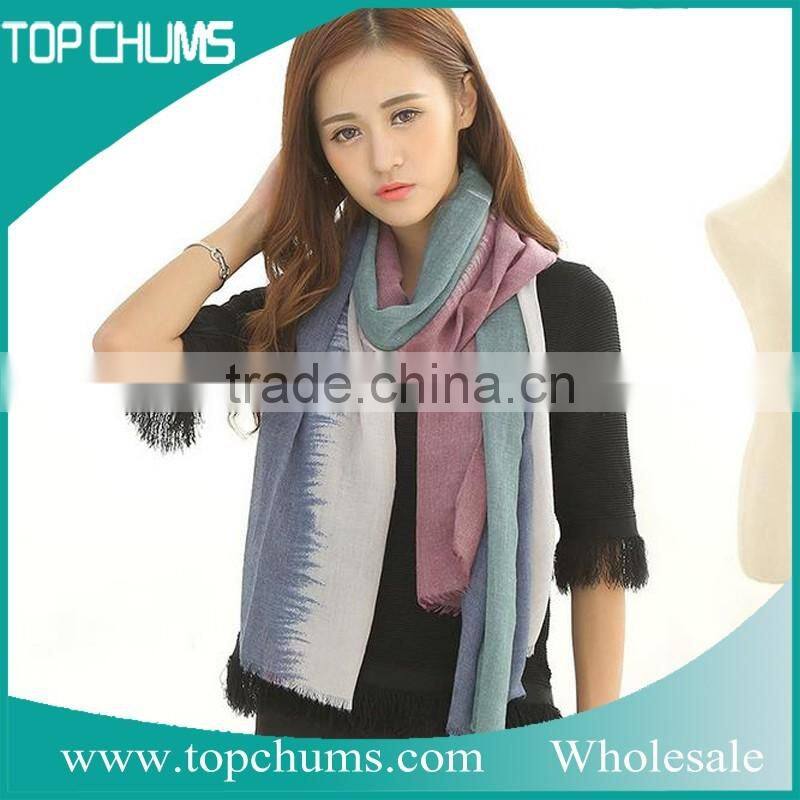 wholesale printing new fashion type of women cotton scarf