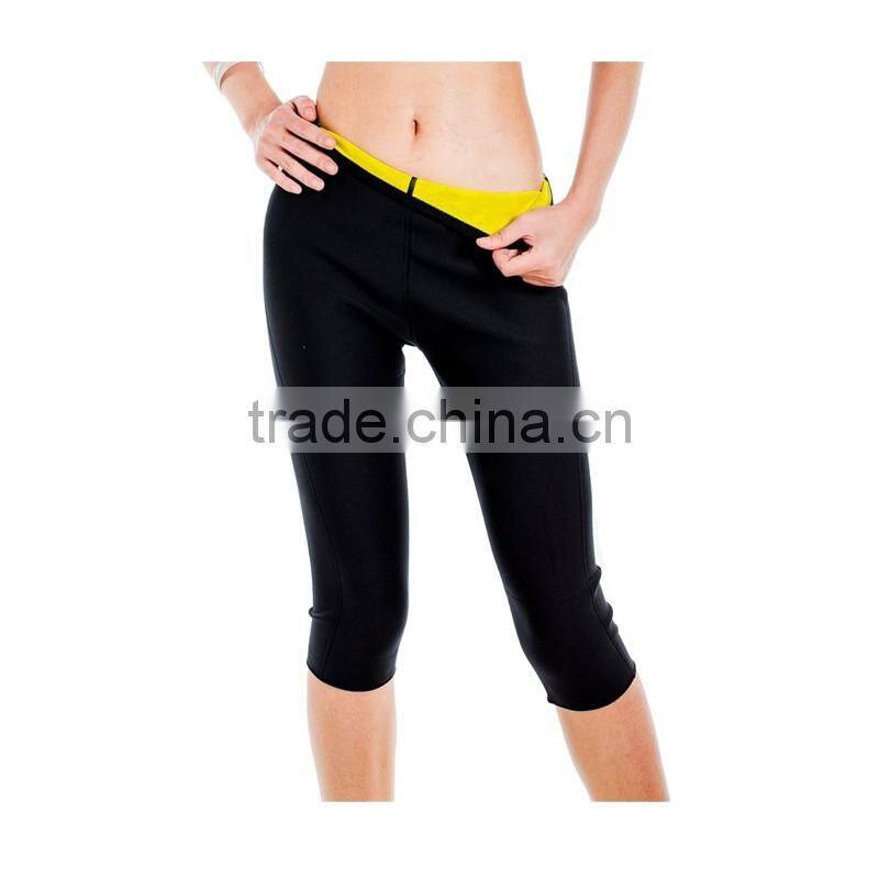 fitness hot yoga wear waterproof windproof neoprene thigh slimming pants