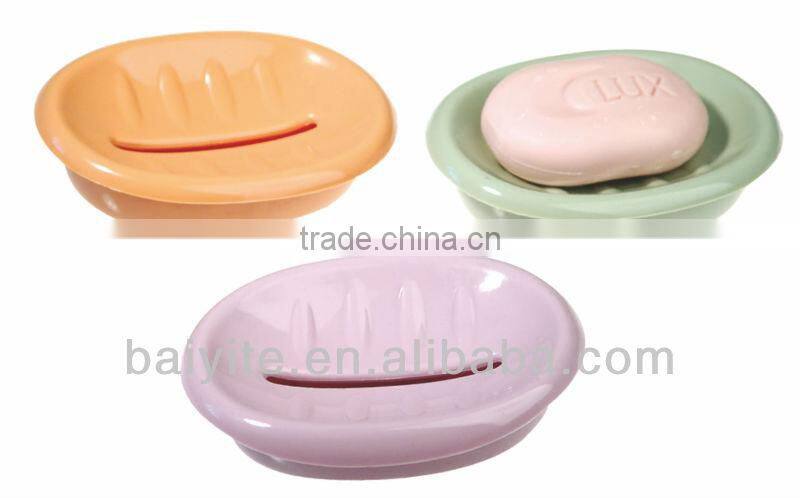 oval cheap ps plastic soap dish