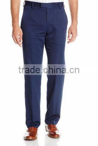 2015 new design men's urban heather slim fit flat front pants man pants wholesale