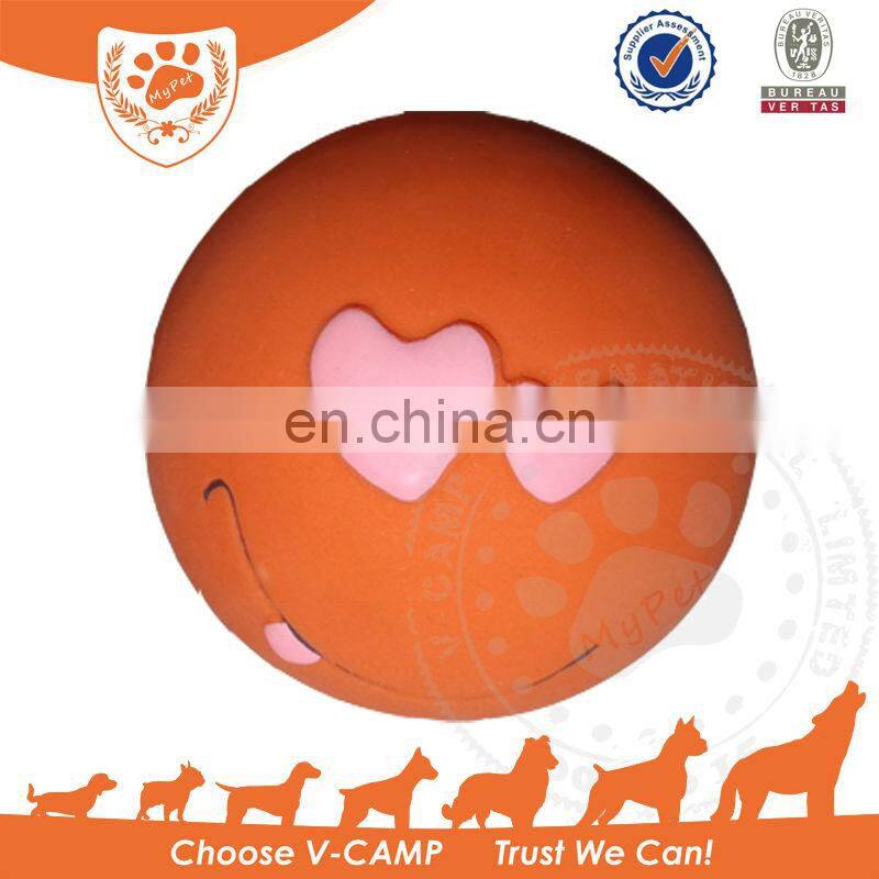 funny squeaky Ball, rubber Toy for dog