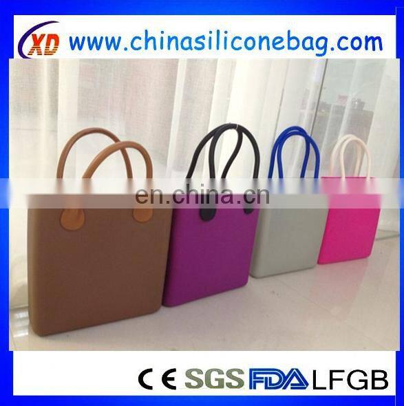 New design silicone bag for ladies/silicone handbag for ladies waterproof silicone bag