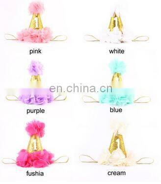 1 PCS Newborn Headbands Girls Hair Accessories Infants Flower Crown Headband Hair Bands Kids Birthday Gifts