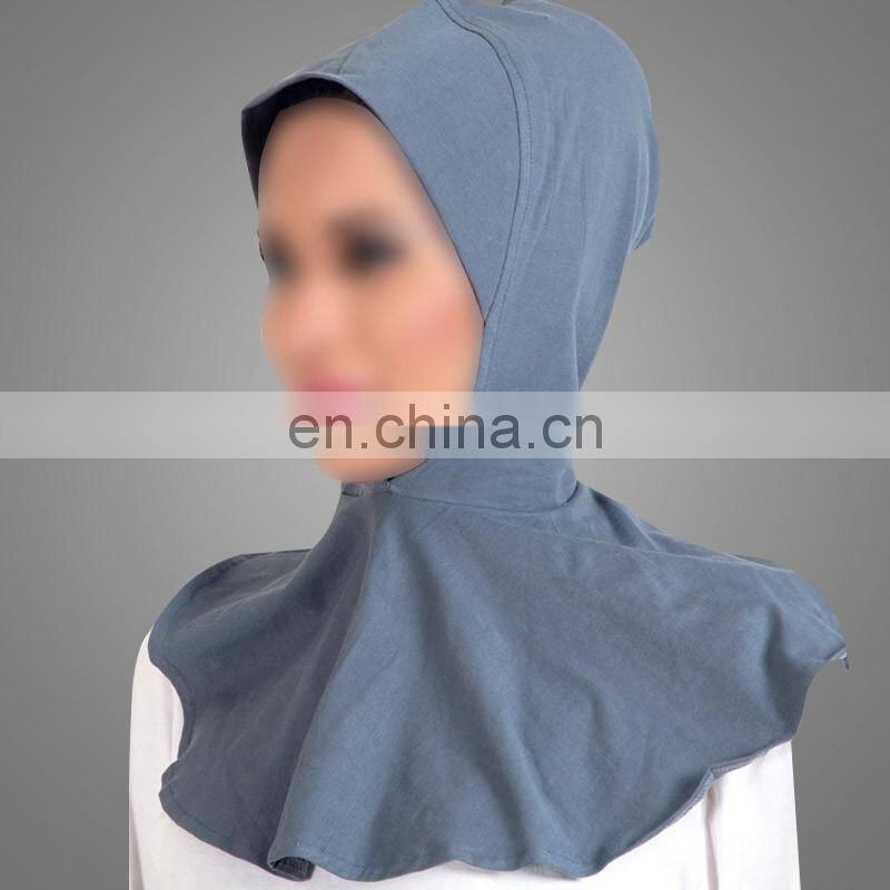 Soft Comfortable Knitted Fabric Muslim Women Hijab Cap