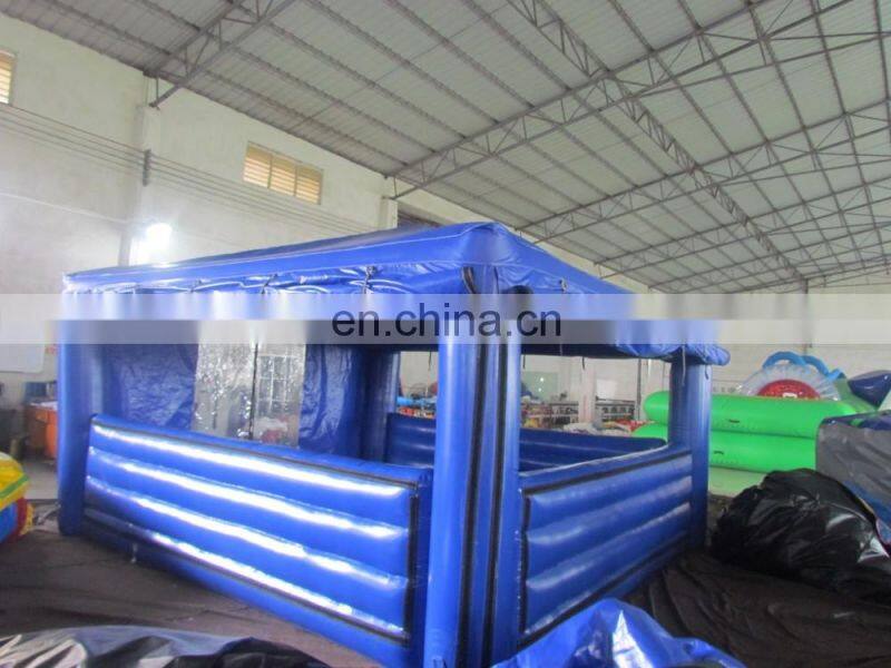 Corner inflatable cube tent inflatable corner tent with windows for sale