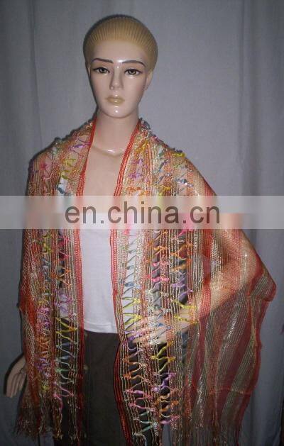 Printed Square Scarf in poly chiffon