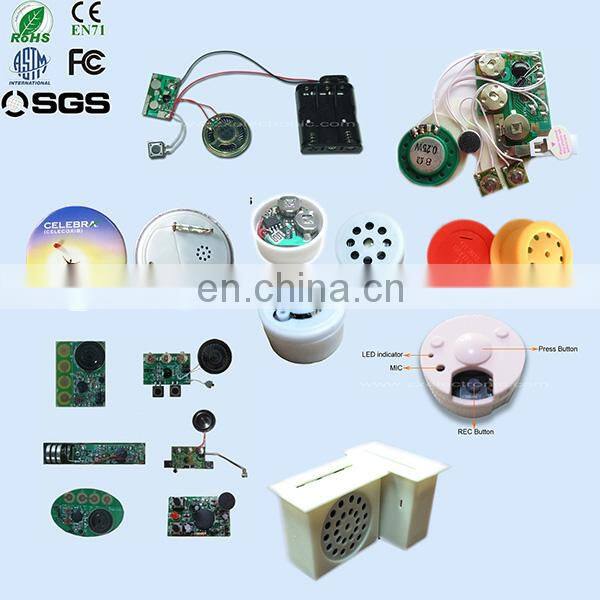 2016 hot sell high quality sound module for plush toys recordable module